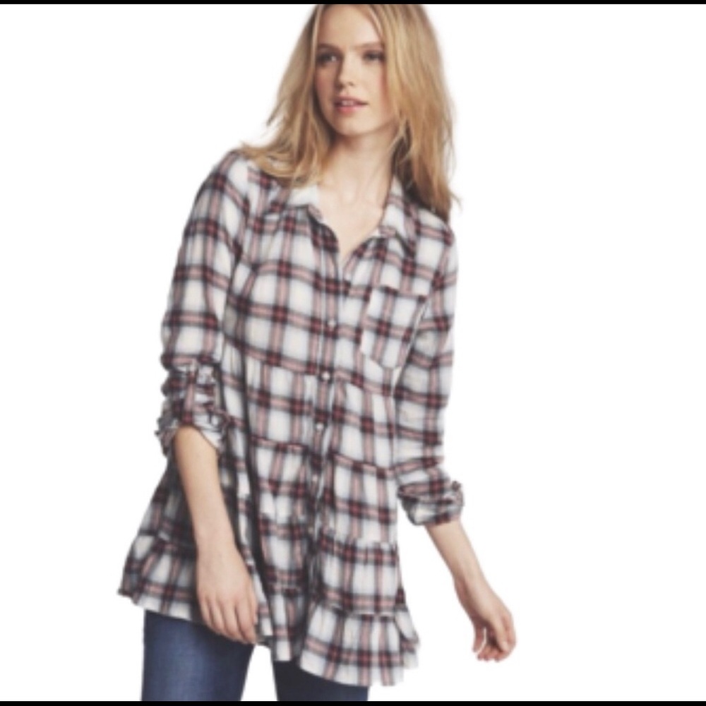 Free People ❤️ Eternal Sunshine Button Up